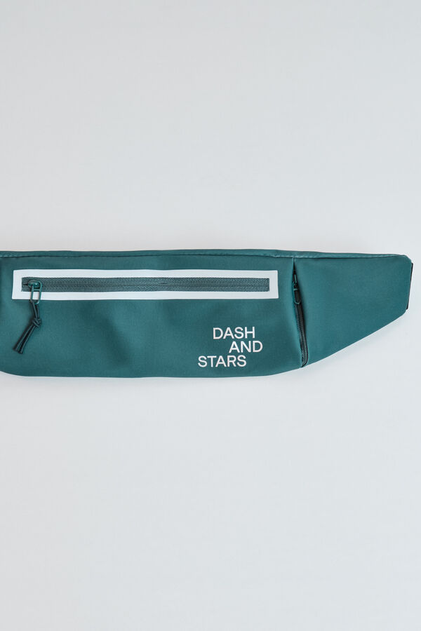 Dash and Stars Cangurera t&eacute;cnica verde verde