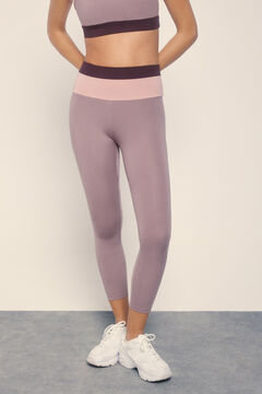 Dash and Stars Leggings 4D STRETCH block rosa rosa