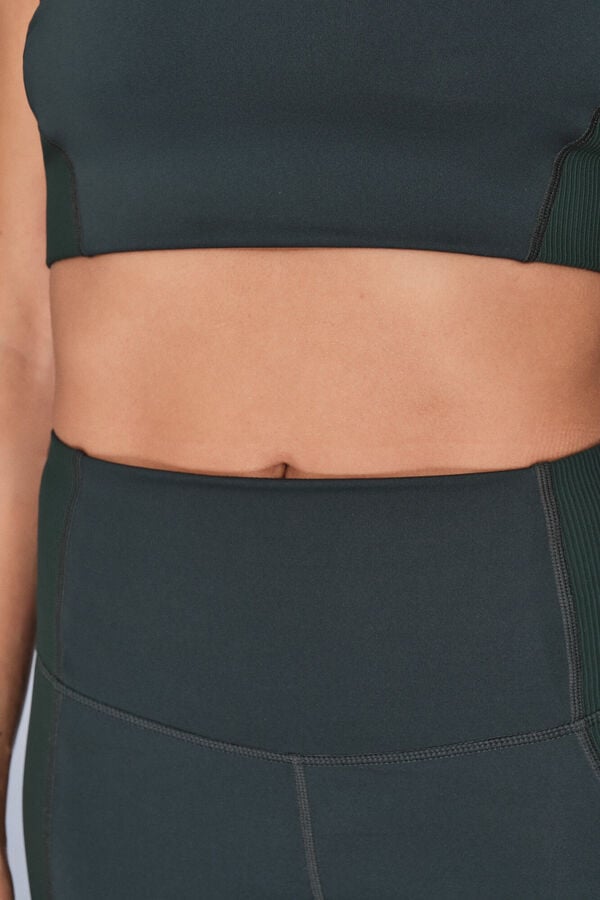 Dash and Stars Pantalón legging de ciclismo 4D STRETCH verdes verde