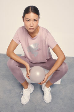 Dash and Stars Camiseta extra suave modal rosa rosa