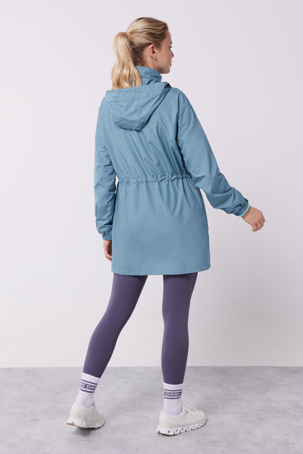 Dash and Stars Trench water-repellent verde verde