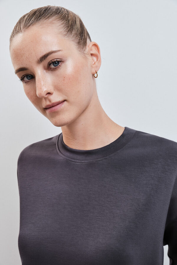Dash and Stars Sudadera college de modal gris gris