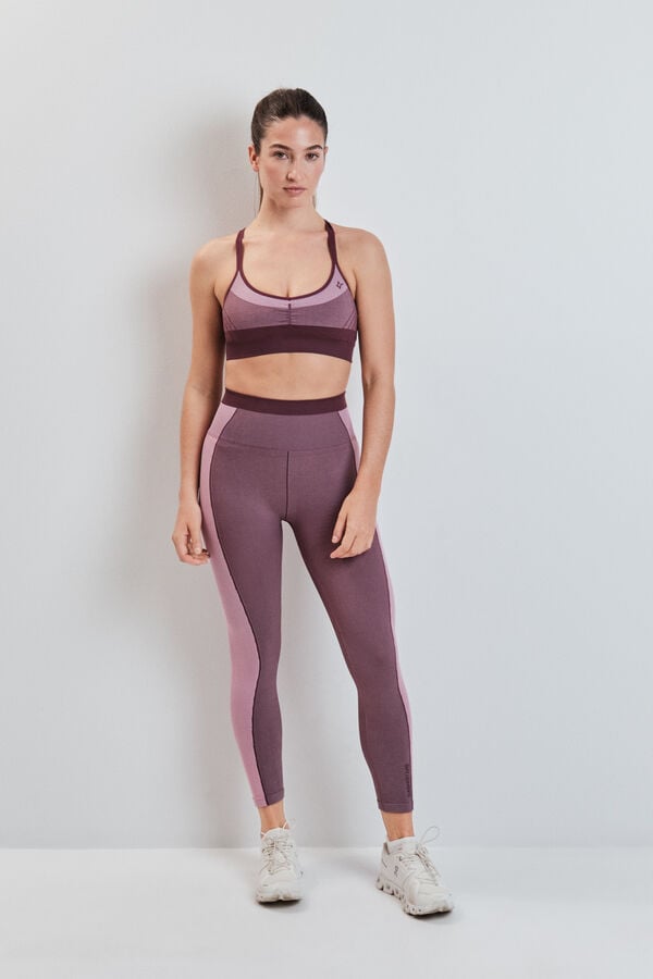 Dash and Stars Brasier deportivo SEAMLESS COMFORT rosa rosa