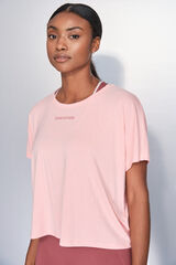 Dash and Stars Playera naranja de manga corta  rojo