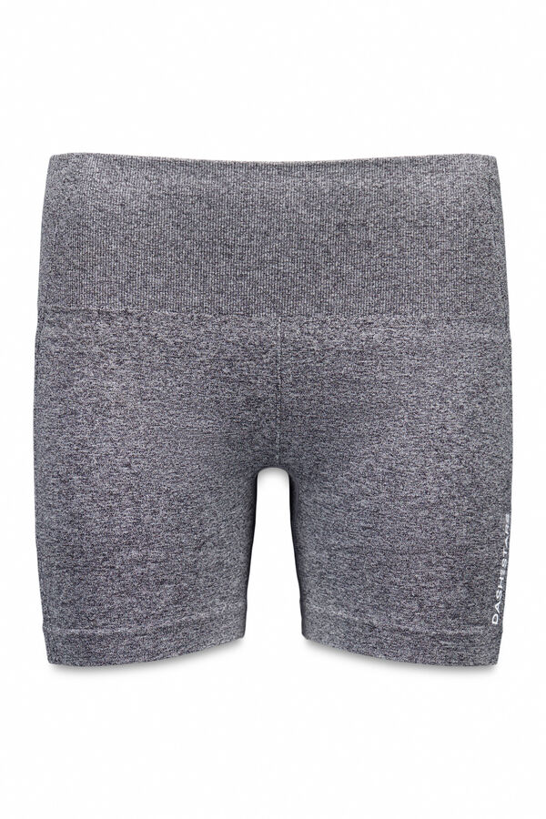 Dash and Stars Pantalón legging ciclistas grises SIN COSTURAS COMFORT gris