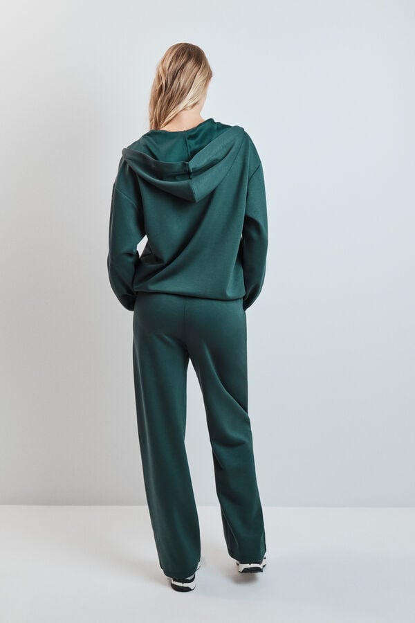 Dash and Stars Pantal&oacute;n largo ancho verde verde