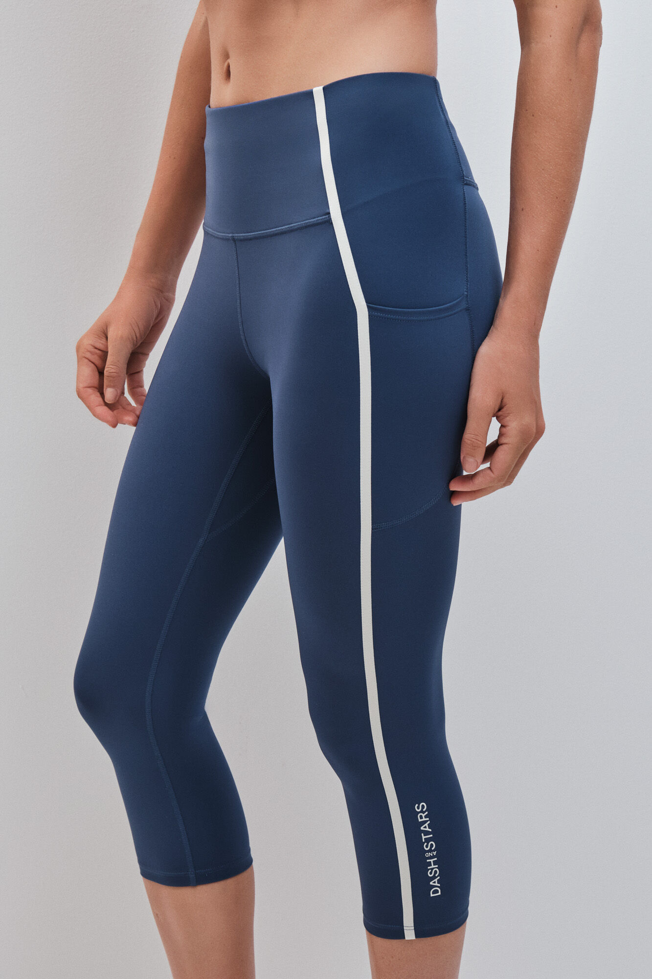 Dash and Stars Legging pirata 4D STRETCH azul