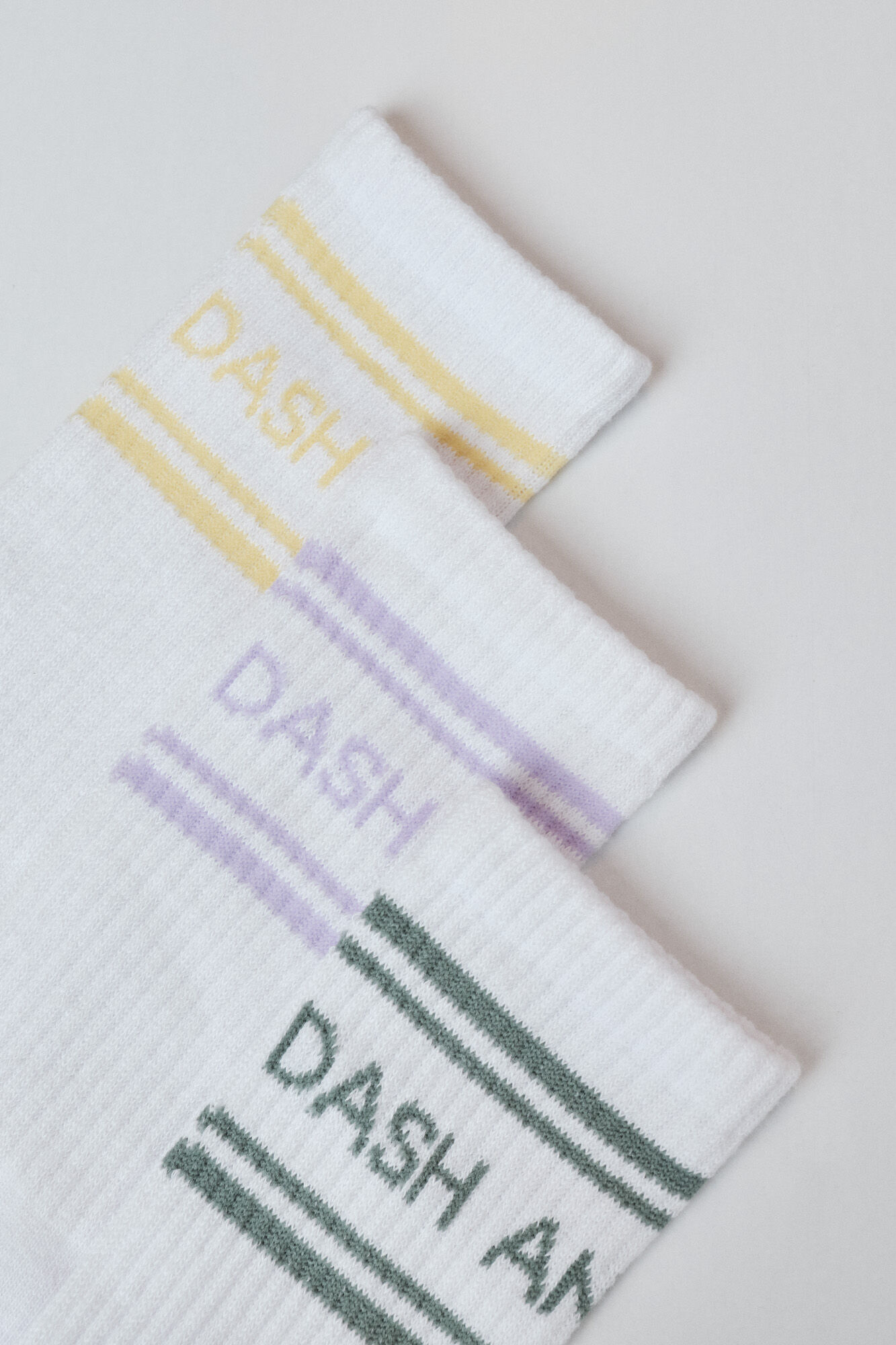 Dash and Stars Pack 3 calcetines largos de algod&oacute;n con logo
