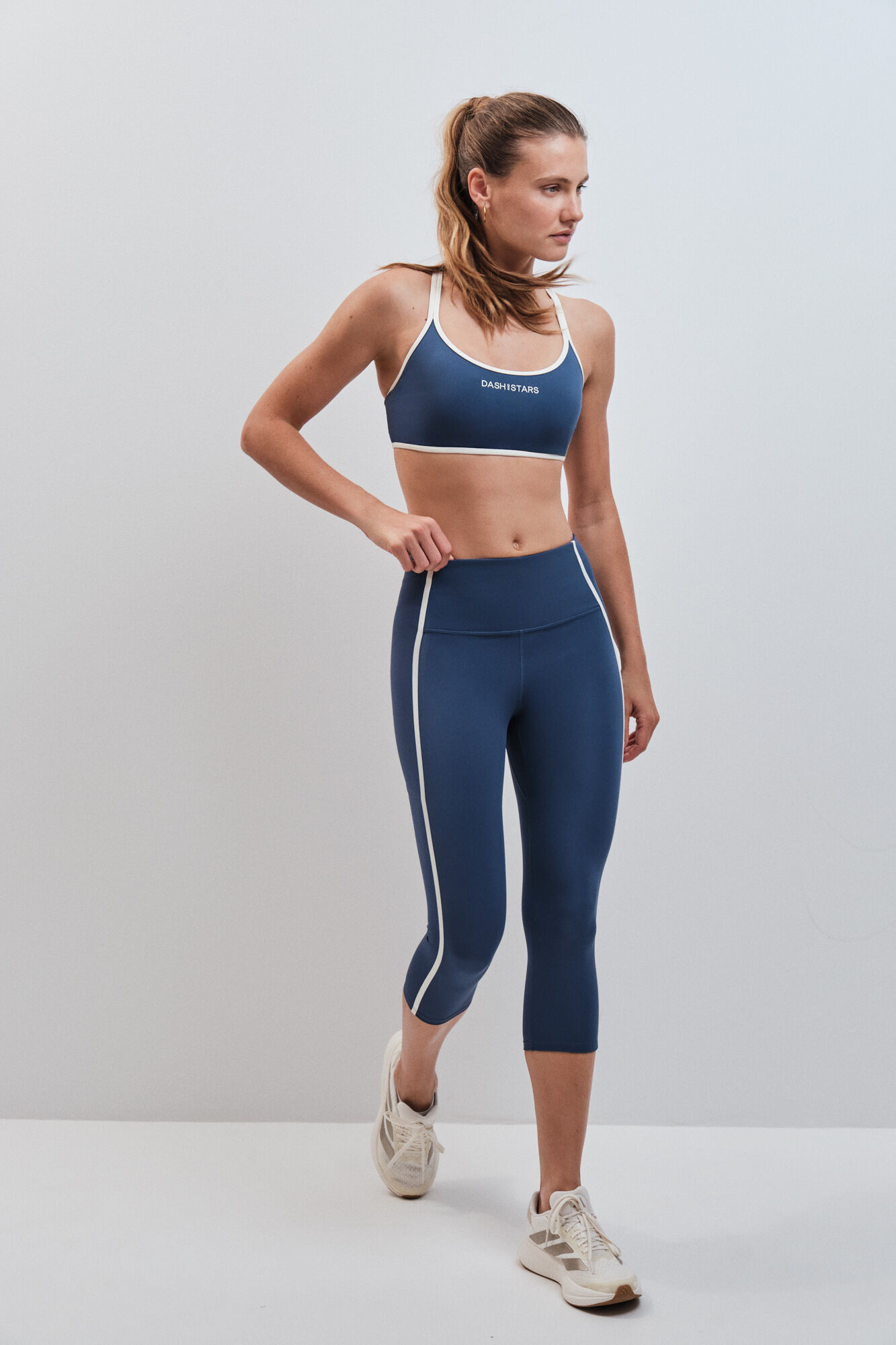 Dash and Stars Legging pirata 4D STRETCH azul