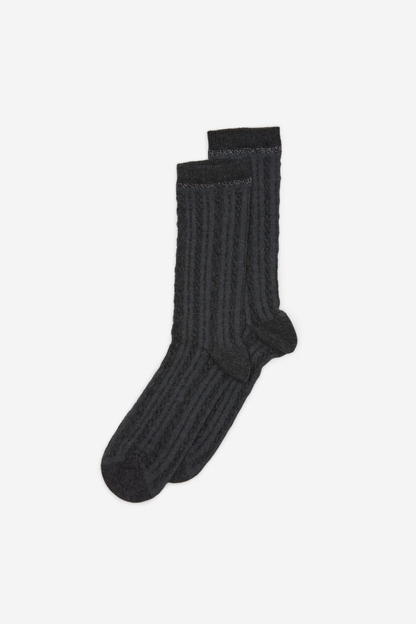 Fifty Outlet Calcetines cables Navy