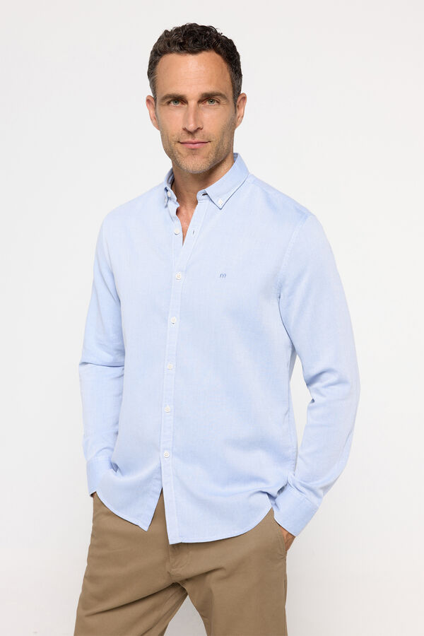 Fifty Outlet Camisa sport estructura Azul