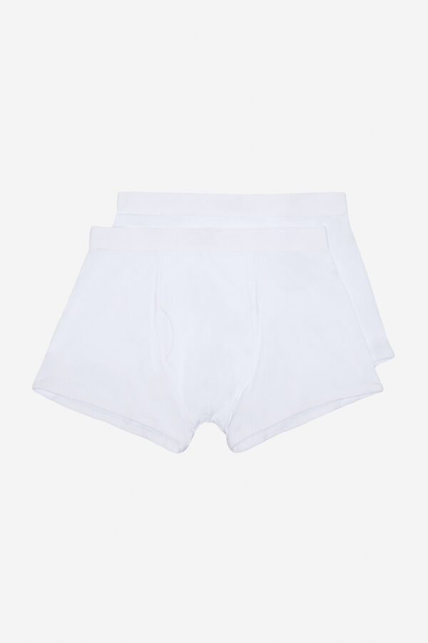 Fifty Outlet Boxer básico algodón Blanco