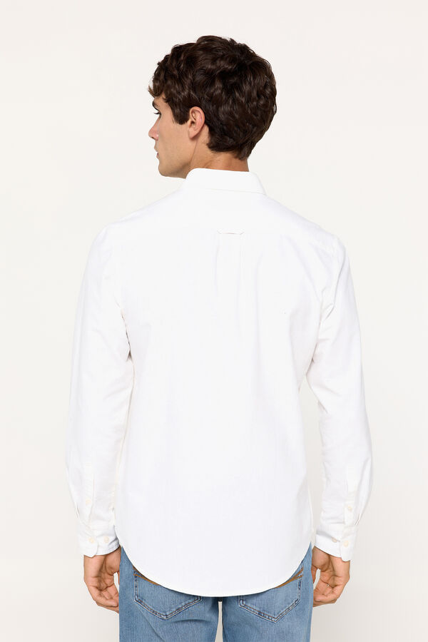 Fifty Outlet Camisa oxford aniversario Blanco