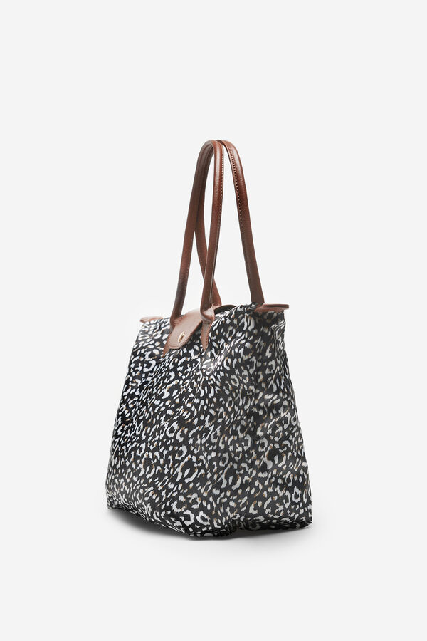 Fifty Outlet Bolso Shopper estampado Negro