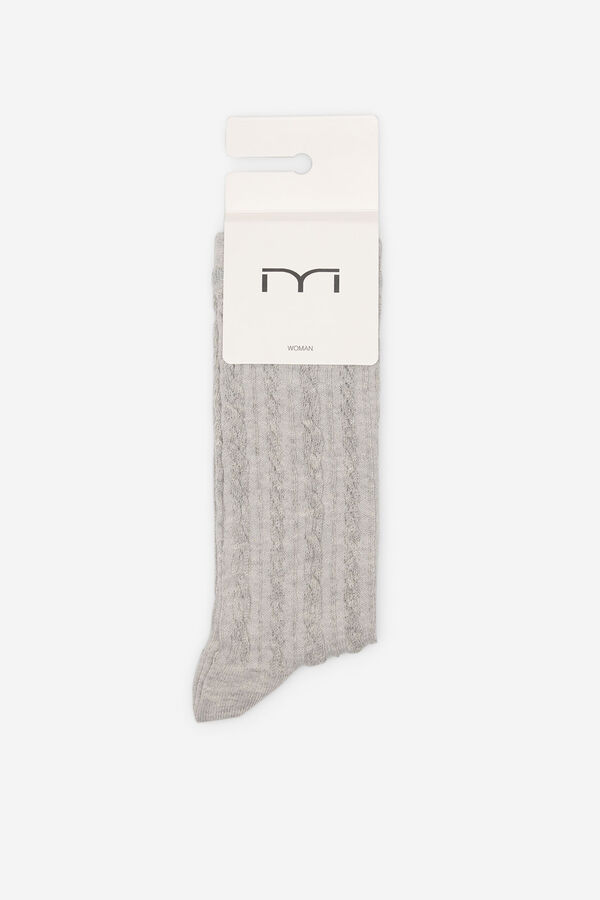 Fifty Outlet Calcetines cables Beige/Camel