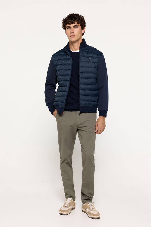 Fifty Outlet Chaqueta tejido acolchada Navy