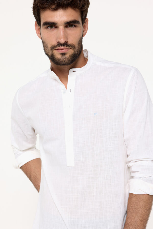 Fifty Outlet Camisa mao polera Blanco