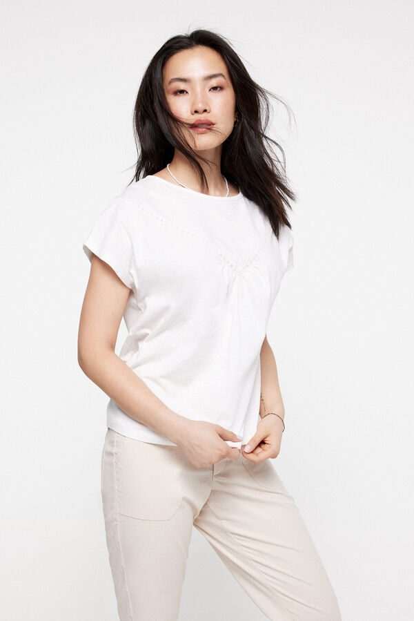Fifty Outlet Playera fornitura Blanco