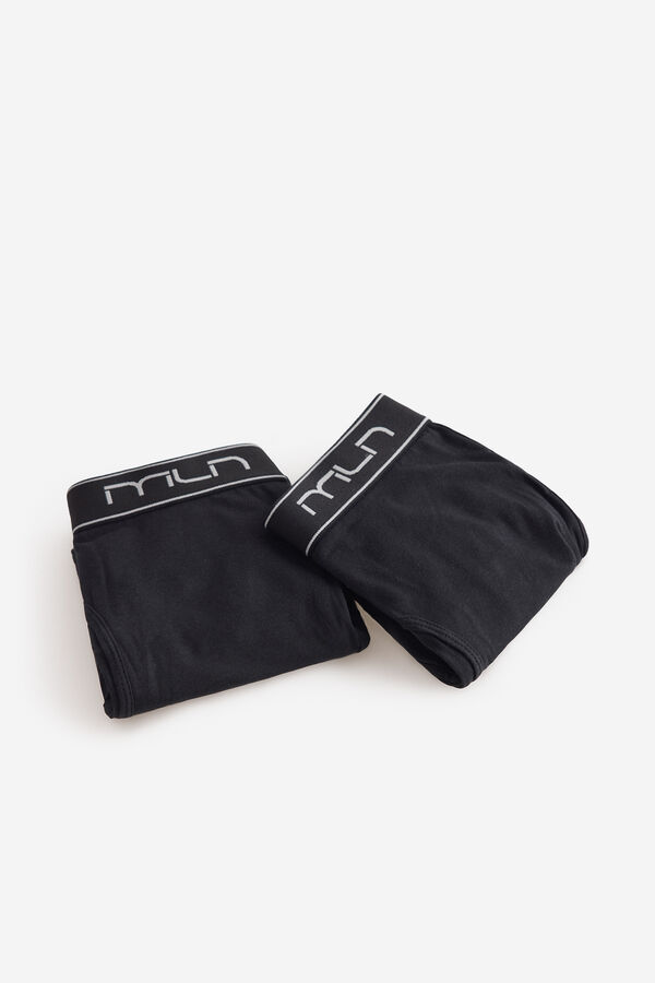 Milano Pack boxer liso Negro
