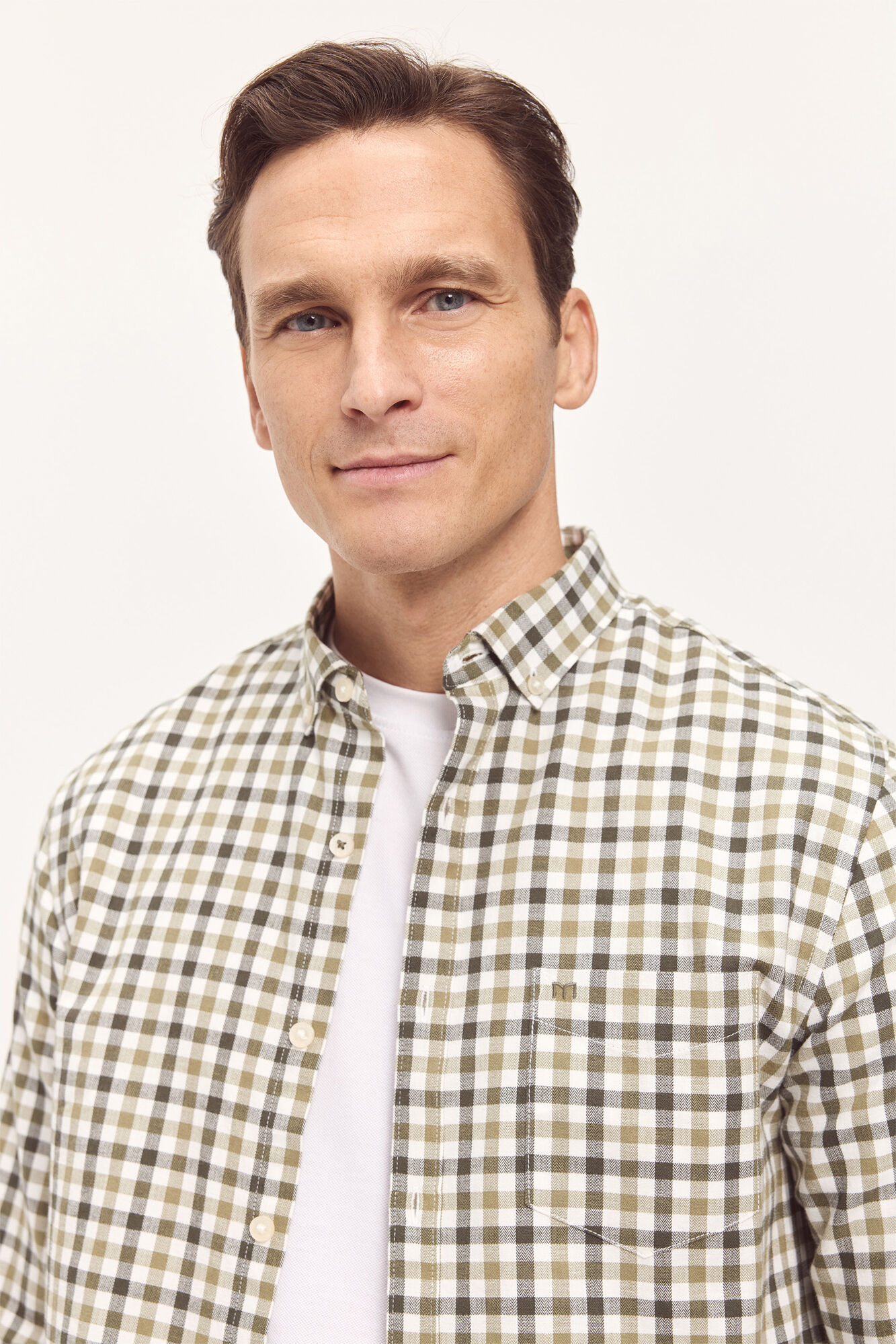 Milano Camisa Twill Cuadros