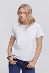 Fifty Outlet Playera heavy cotton botones Blanco