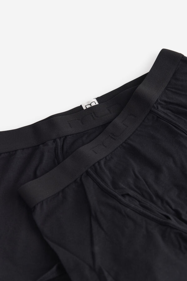 Milano Pack boxer liso Negro