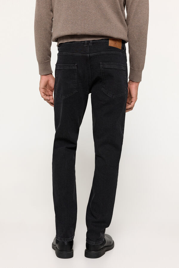 Fifty Outlet Pantalón denim regular aniversario Kaki Oscuro