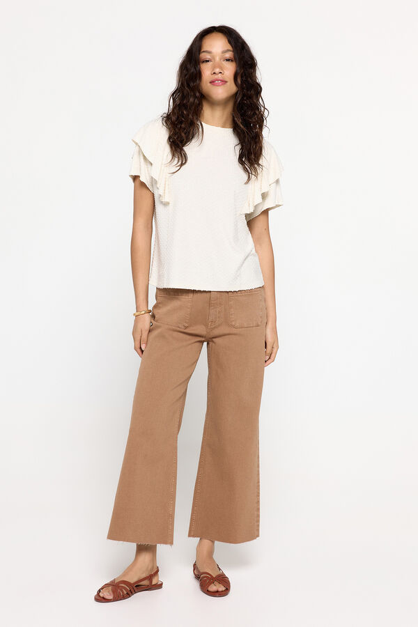 Fifty Outlet  Pantalón culotte Gris