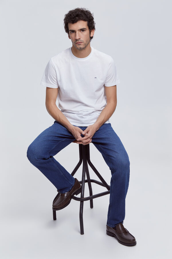 Fifty Outlet Playera básica 100% algodón BCI Blanco