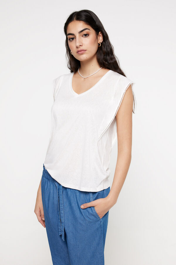 Fifty Outlet Pantalón light denim. Azul