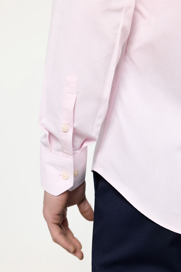 Fifty Outlet Camisa vestir lisa Rosa