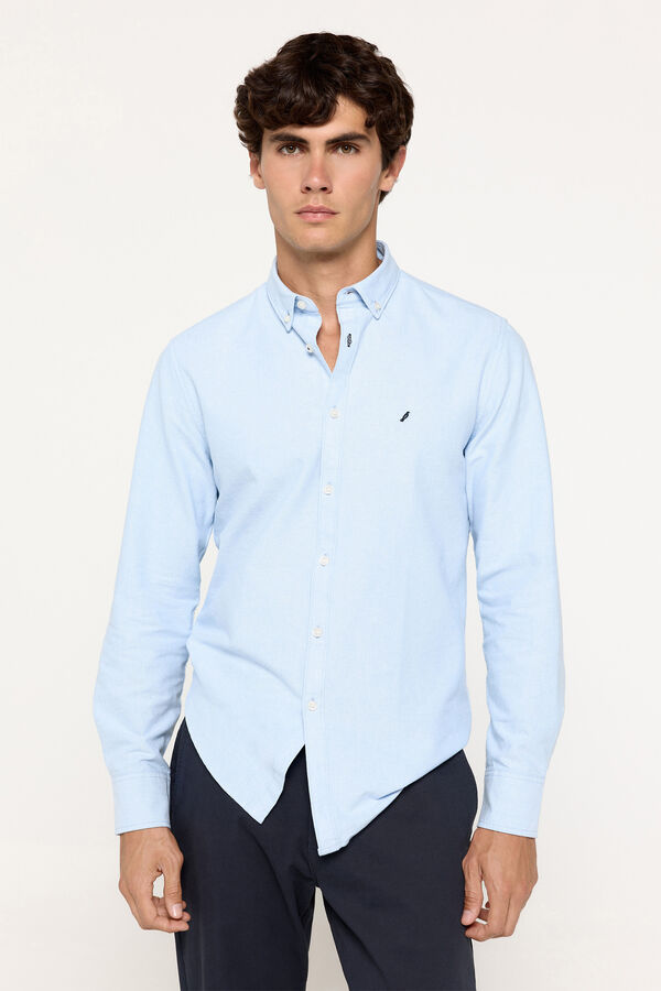 Fifty Outlet Camisa oxford aniversario Azul