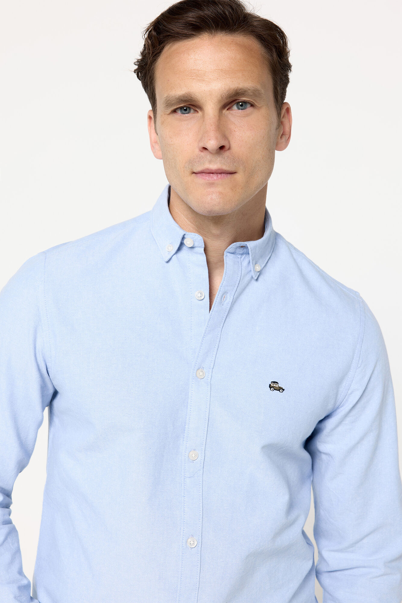 Milano Camisa Oxford bordada
