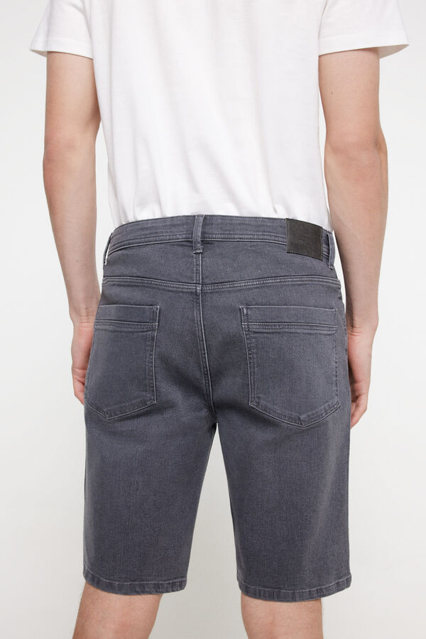 Fifty Outlet Bermuda Denim Slim Gris