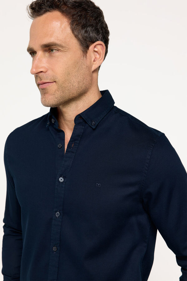 Fifty Outlet Camisa sport estructura Navy