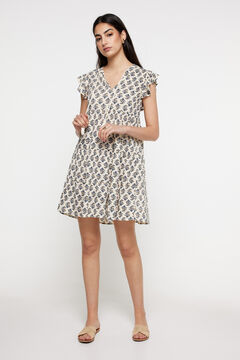 Fifty Outlet Vestido Bambula. Azul