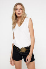 Fifty Outlet Camiseta Rayas Blanco