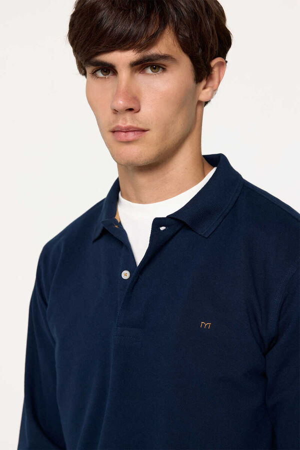 Fifty Outlet Polo manga larga Navy