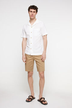 Fifty Outlet Bermudas cinco bolsillos. Tostado