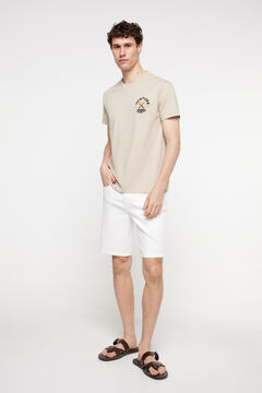 Fifty Outlet Bermudas cinco bolsillos. Blanco