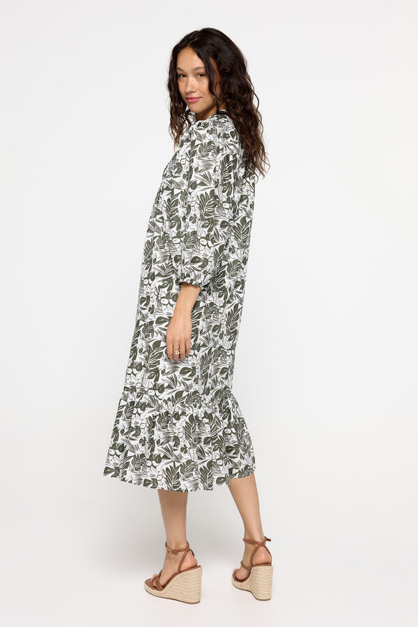 Fifty Outlet  Vestido camisero natural
