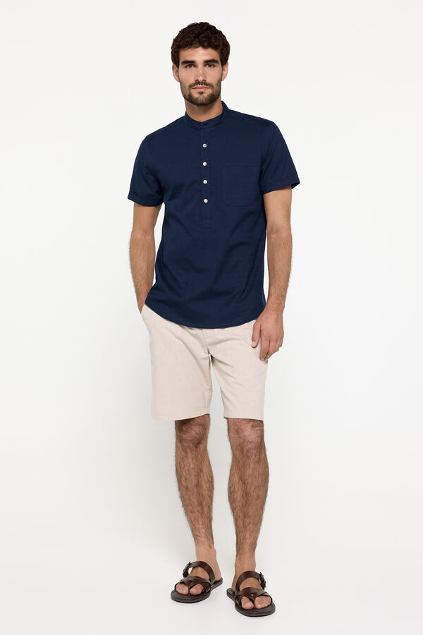 Fifty Outlet Camisa mao polera Navy