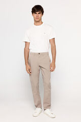 Fifty Outlet Pantalón chino aniversario Marfil