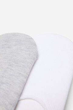 Fifty Outlet Pack dos pares de pimkies Blanco