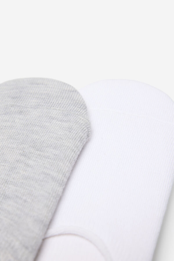 Fifty Outlet Pack dos pares de protectopies Blanco