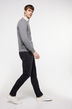 Fifty Outlet Pantalón Denim Slim Kaki Oscuro