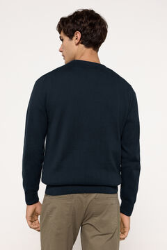 Fifty Outlet Jersey Básico Cuello caja Navy