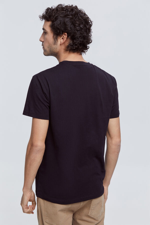 Milano Camiseta basica 100% algodón BCI Negro