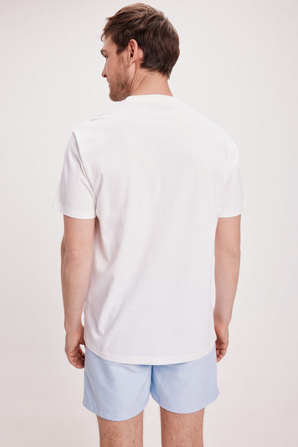 Fifty Outlet Camiseta Estampada Blanco