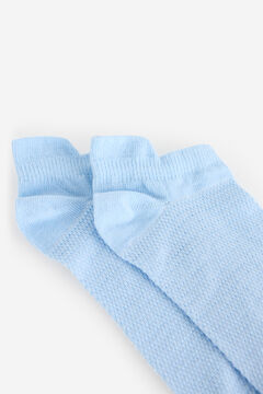 Fifty Outlet Calcetines cortos estructura Azul